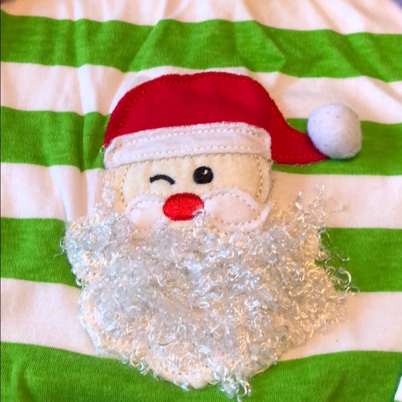 Holiday Santa long sleeve onesie - Picture 2 of 4